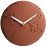 Часы настенные world wide waste, коричневые (73835)