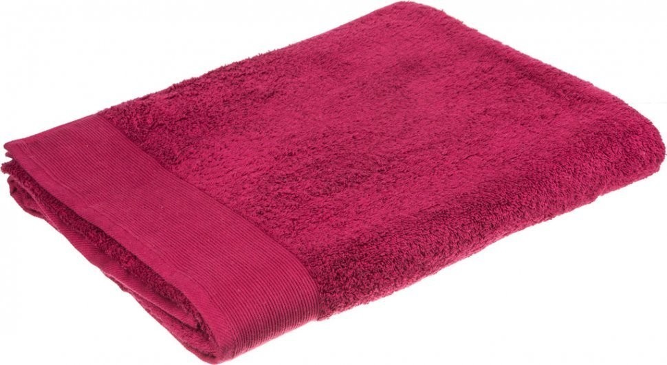 Полотенце 90*160 см, 100% хлопок, плотность 450 г/м2 цвет фуксия SANTALINO (982-072)