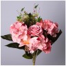 Цветочная композиция с розами длина=48см , цвет розовый мал.уп.=12шт Lefard (535-387)