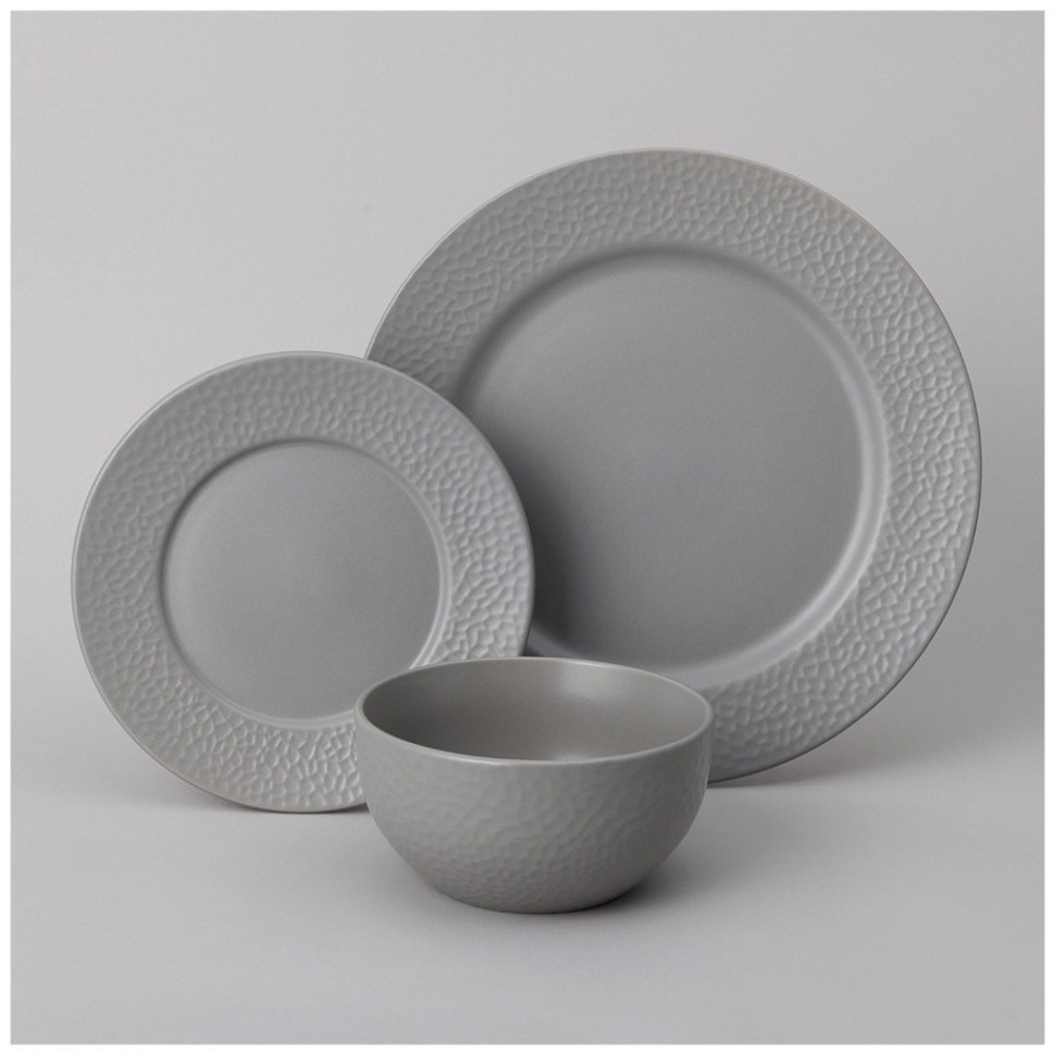 Набор посуды обеденный на 4 пер. 12 пр. 720 мл 27,5х27,5х2, 19,2х19,2х0,9, 14,2х14,2х7см Lefard (191-286)