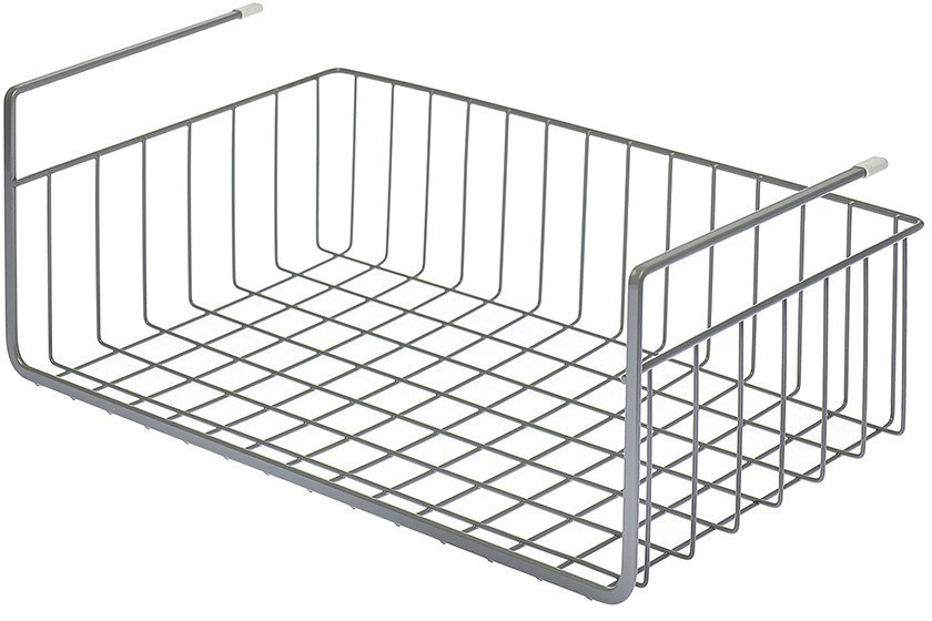 Корзина для хранения подвесная granli, 38,8х24,5х15 см, серая (77267)