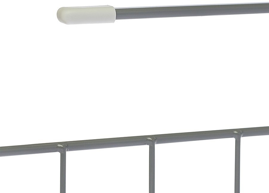 Корзина для хранения подвесная granli, 38,8х24,5х15 см, серая (77267)