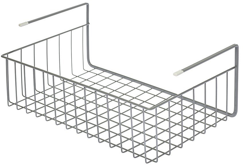 Корзина для хранения подвесная granli, 38,8х24,5х15 см, серая (77267)
