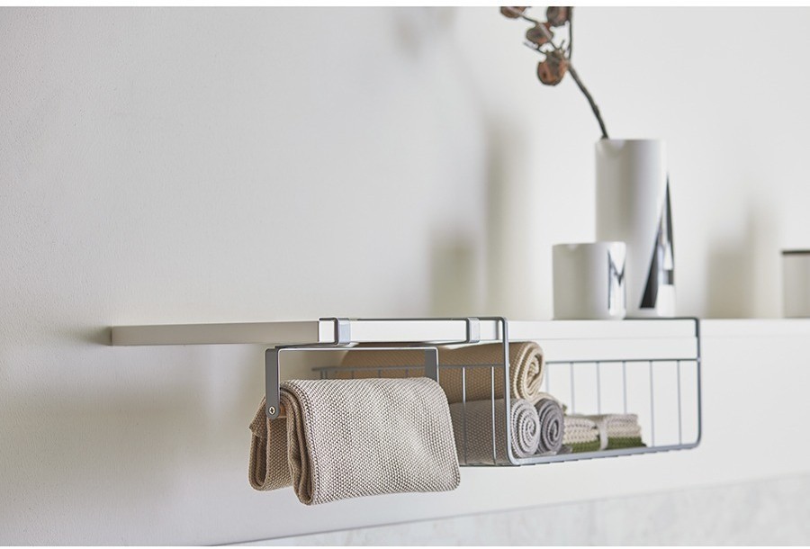 Корзина для хранения подвесная granli, 38,8х24,5х15 см, серая (77267)