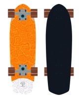 Круизер деревянный Orange 28.5''X8.25'' (866437)