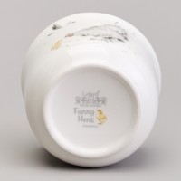 Сахарница с ложкой lefard &quot;funny hens&quot; 9,5*10 см 300 мл (358-2309)