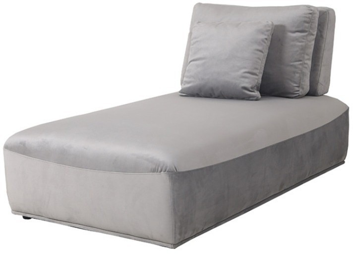 Диван DS0469-3D/YY-56#, бархат, grey, ROOMERS FURNITURE