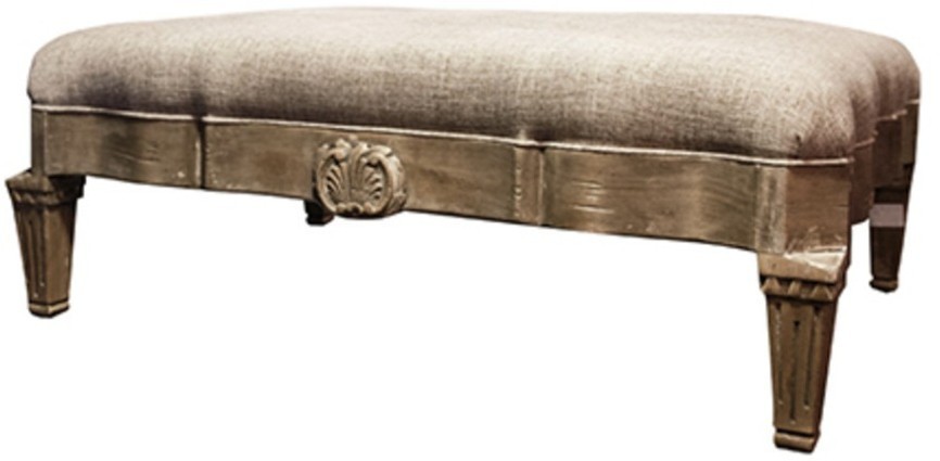 Пуф Гранд Дюшес VT10984-A1-A2711500, дерево, текстиль, grey/brown, ROOMERS FURNITURE