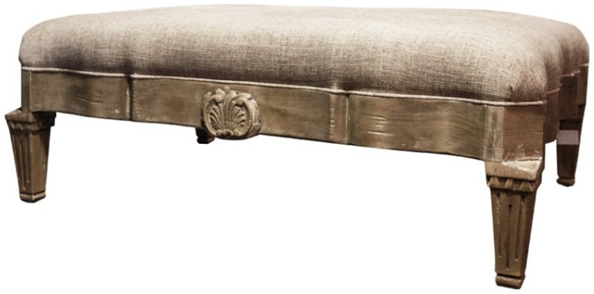 Пуф Гранд Дюшес VT10984-A1-A2711500, дерево, текстиль, grey/brown, ROOMERS FURNITURE