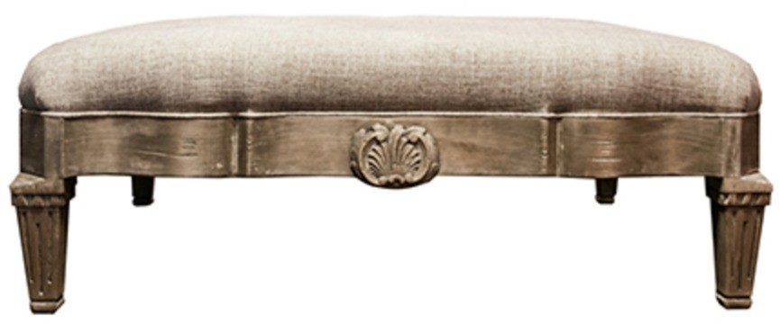 Пуф Гранд Дюшес VT10984-A1-A2711500, дерево, текстиль, grey/brown, ROOMERS FURNITURE