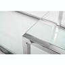 Консоль прозрачное стекло/хром 140*38*79см (TT-00001952)