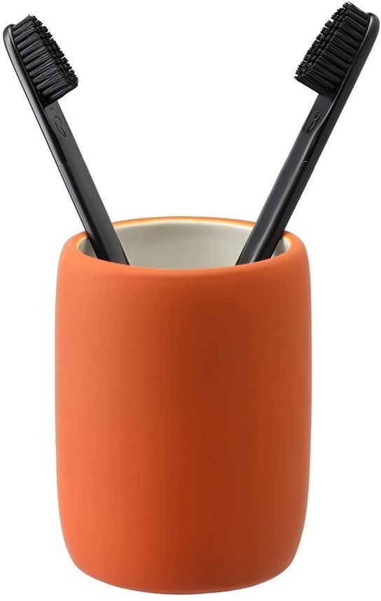 Стакан для зубных щеток flow, терракотовый (78506)