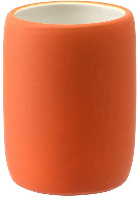 Стакан для зубных щеток flow, терракотовый (78506)