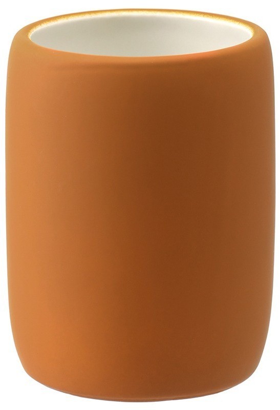 Стакан для зубных щеток flow, терракотовый (78506)