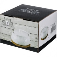 Сахарница lefard 16*14*8 см на дерев. подставке (474-035)