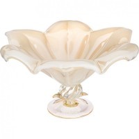 Блюдо на ножке white cristal&quot;avorio giusy&quot; 40см высота 24 см WHITE CRISTAL (647-762)