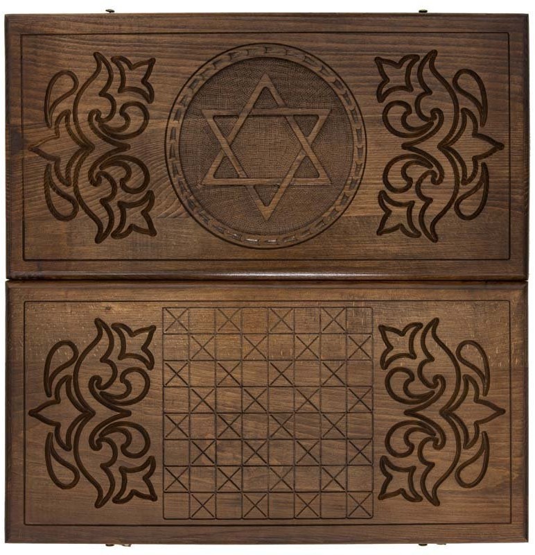 Нарды резные "Звезда Давида", Ustyan (28679)