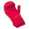 Накладки для карате с защитой пальца SCORPIO, ПУ, красный (1741679)