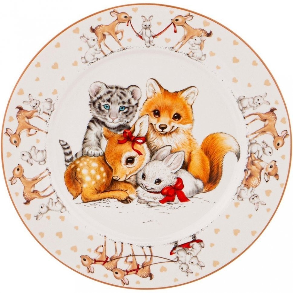Тарелка закусочная lefard "веселые друзья" 19 см Lefard (85-1768)
