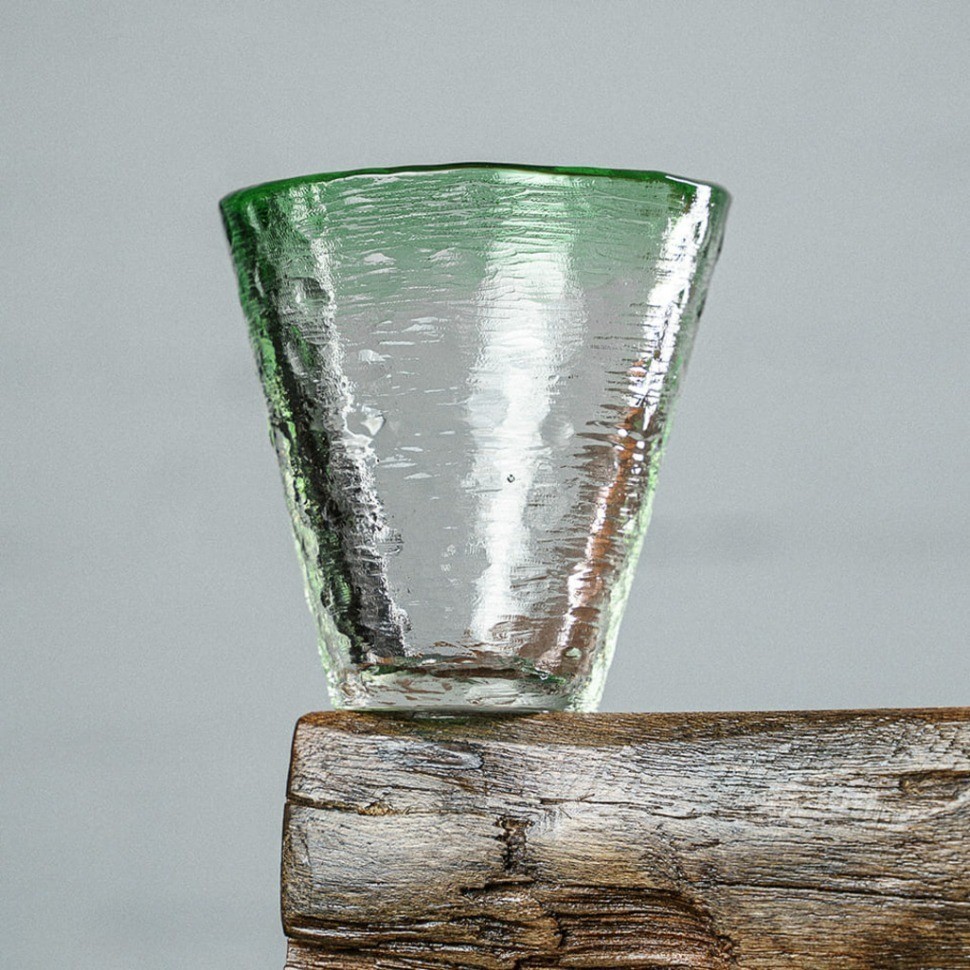 Стакан LR303-1-GM, ручная работа/стекло, green, ROOMERS TABLEWARE