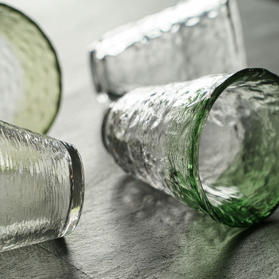 Стакан LR303-1-GM, ручная работа/стекло, green, ROOMERS TABLEWARE