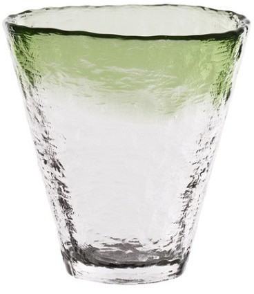 Стакан LR303-1-GM, ручная работа/стекло, green, ROOMERS TABLEWARE