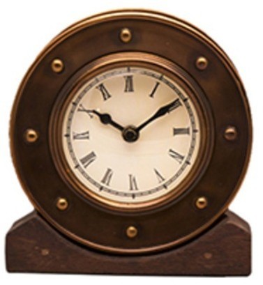 Часы Алейн DTR2104 s/3Sm, 13, бронза, дерево, стекло, Bronze, RESTORATION HARDWARE