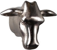 Голова быка 4094-N, металл, chrom, ROOMERS FURNITURE