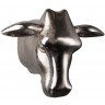 Голова быка 4094-N, металл, chrom, ROOMERS FURNITURE