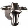 Голова быка 4094-N, металл, chrom, ROOMERS FURNITURE