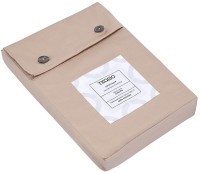 Простыня из премиального сатина бежевого цвета из коллекции essential, 240х270 см (79833)