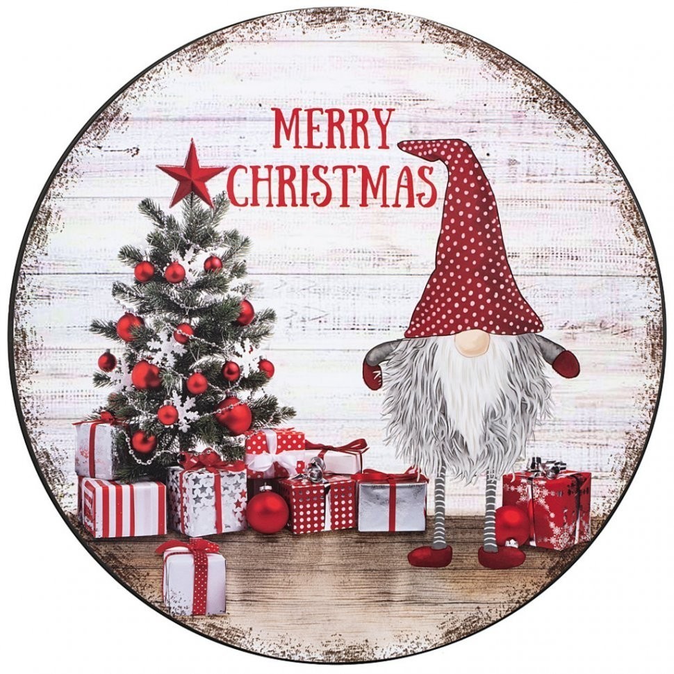 Поднос коллекция "рождественская сказка" диаметр 33 см Lefard (106-614)