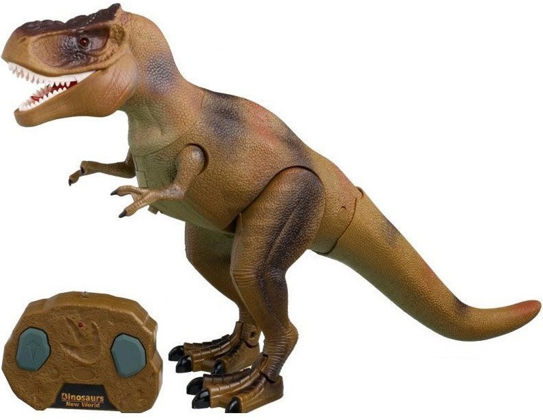 Радиоуправляемый динозавр T-Rex RuiCheng (коричневый, звук, свет) (RUI-9981-BROWN)