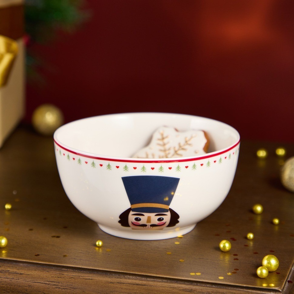 Набор посуды lefard "щелкунчик" 2 пр. (кружка 360мл, салатник 500мл) (260-1064)