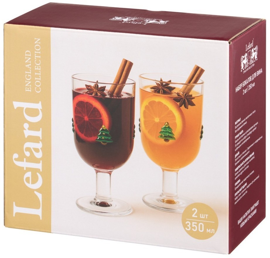 Набор бокалов для вина "celebration" из 2 шт. 350 мл Lefard (685-138)