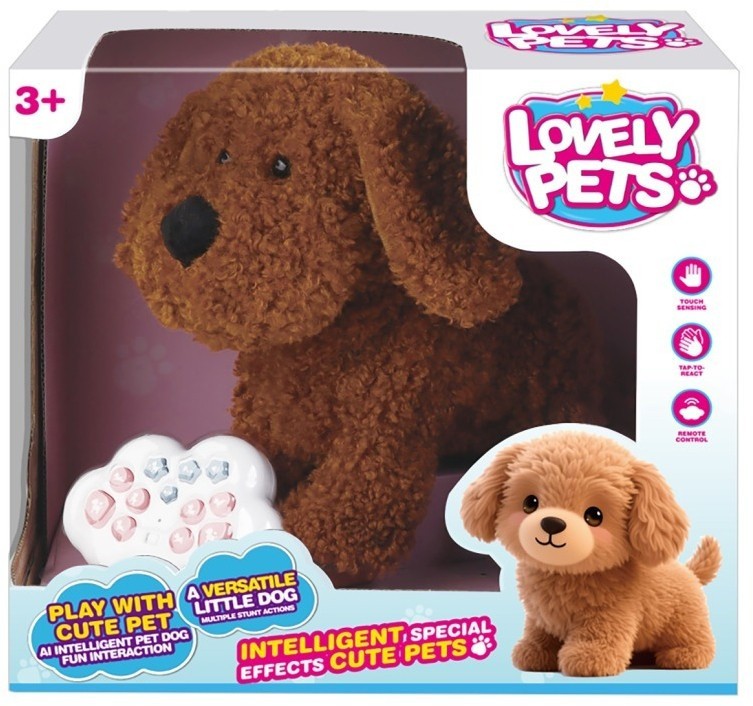 Радиоуправляемая плюшевая собака (28 см, сенсор) (BBS-03)