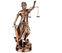 Фигурка &quot;фемида&quot; 17*15*32 см. серия &quot;bronze classic&quot; Lefard (146-342)