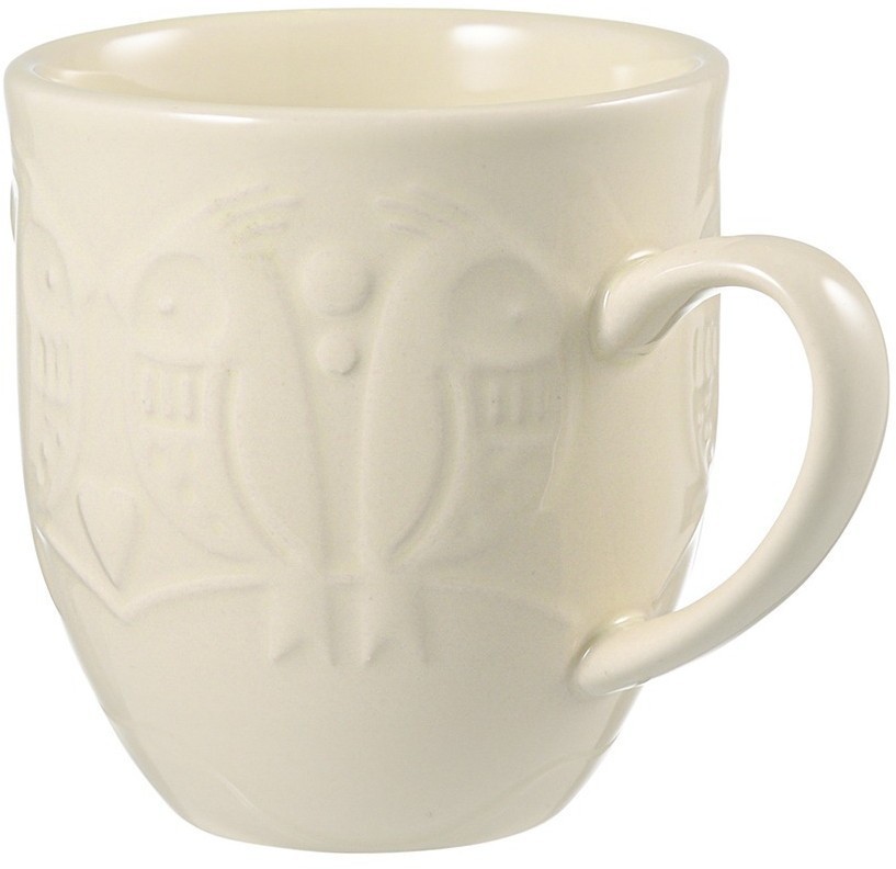 Набор кружек birds of paradise, 500 мл, кремовые, 2 шт. (75076)