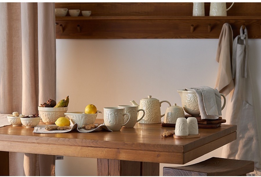 Набор кружек birds of paradise, 500 мл, кремовые, 2 шт. (75076)