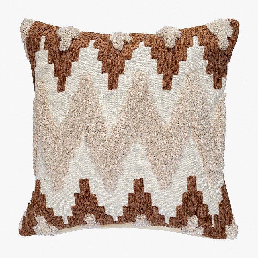 Чехол на подушку декоративный beige blink из коллекции ethnic, 45х45 см (77697)