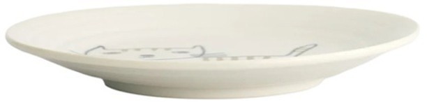 Тарелка 18979, 14,3 см, фарфор, white, brown, TOKYO DESIGN