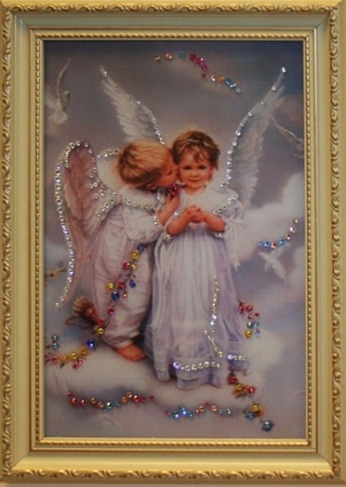 Картина На облаках с кристаллами Swarovski (1397)