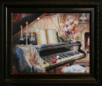 Картина Творческий вечер с кристаллами Swarovski (1436)