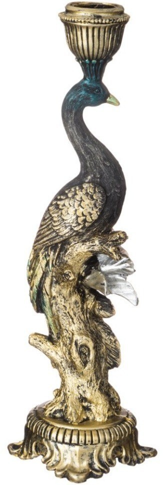 Подсвечник "павлин" 9.8*9.8*29.2cm Lefard (504-343)