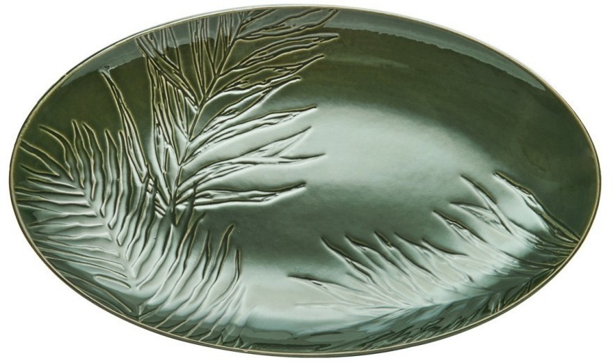 Блюдо сервировочное Mikasa Jardin GREEN овальное, 36 см MKJDSRVPLATOV