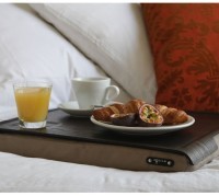 Подставка с деревянным подносом laptray венге-коричневая (41312)