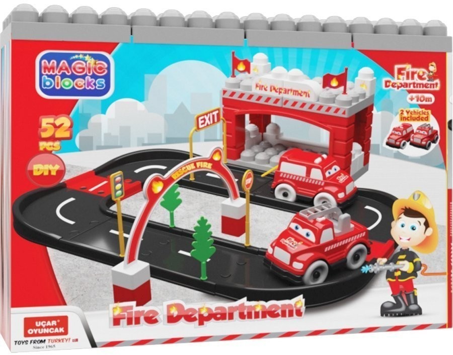 Игровой набор "Пожарная станция", 52 предмета (Т6-094)