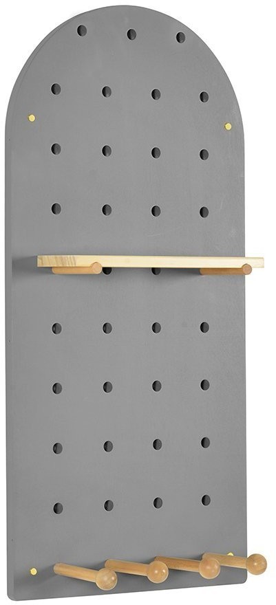 Пегборд shely, 38х80 см, светло-серый (74814)