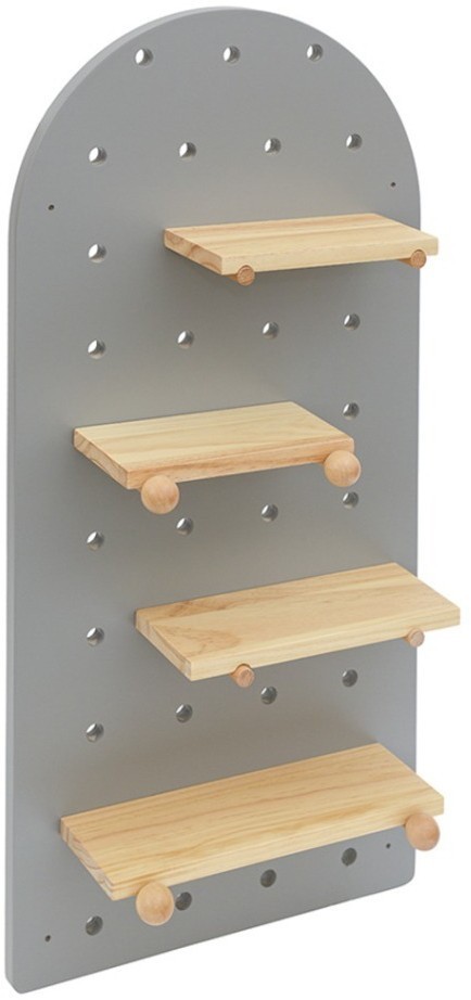 Пегборд shely, 38х80 см, светло-серый (74814)