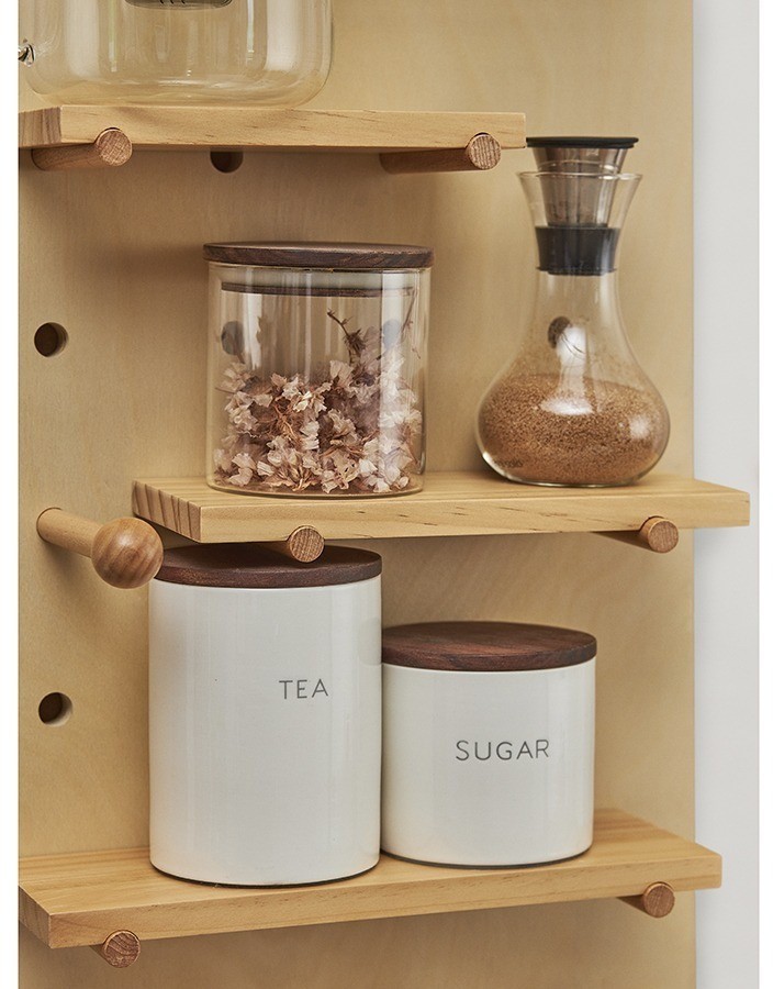 Пегборд shely, 38х80 см, светло-серый (74814)